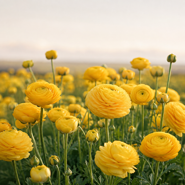 Bulbi de Ranunculus Galben 5 Bucăți