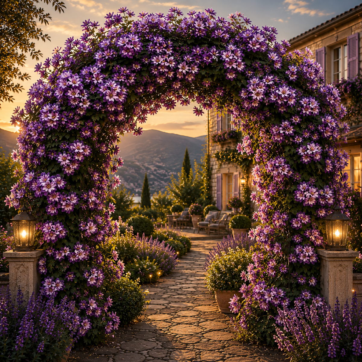 Trandafir Urcător "Purple Splash"