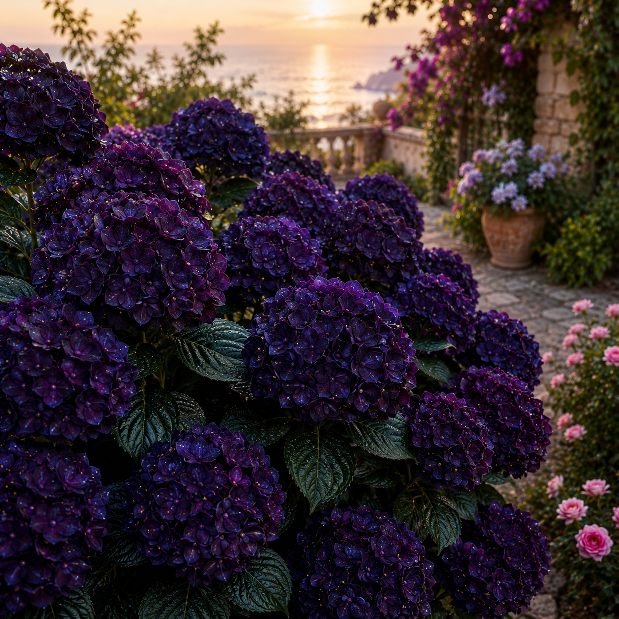 Hortensia Macrophylla „Deep Purple”