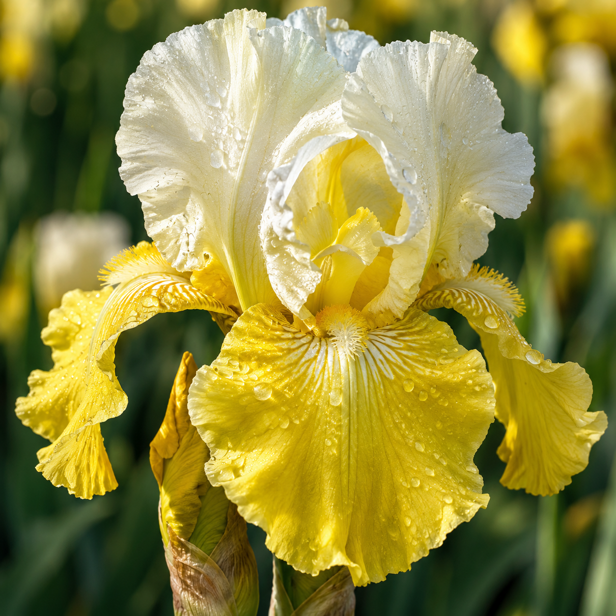 Bulbi Iris Germanica "Butter and Sugar"
