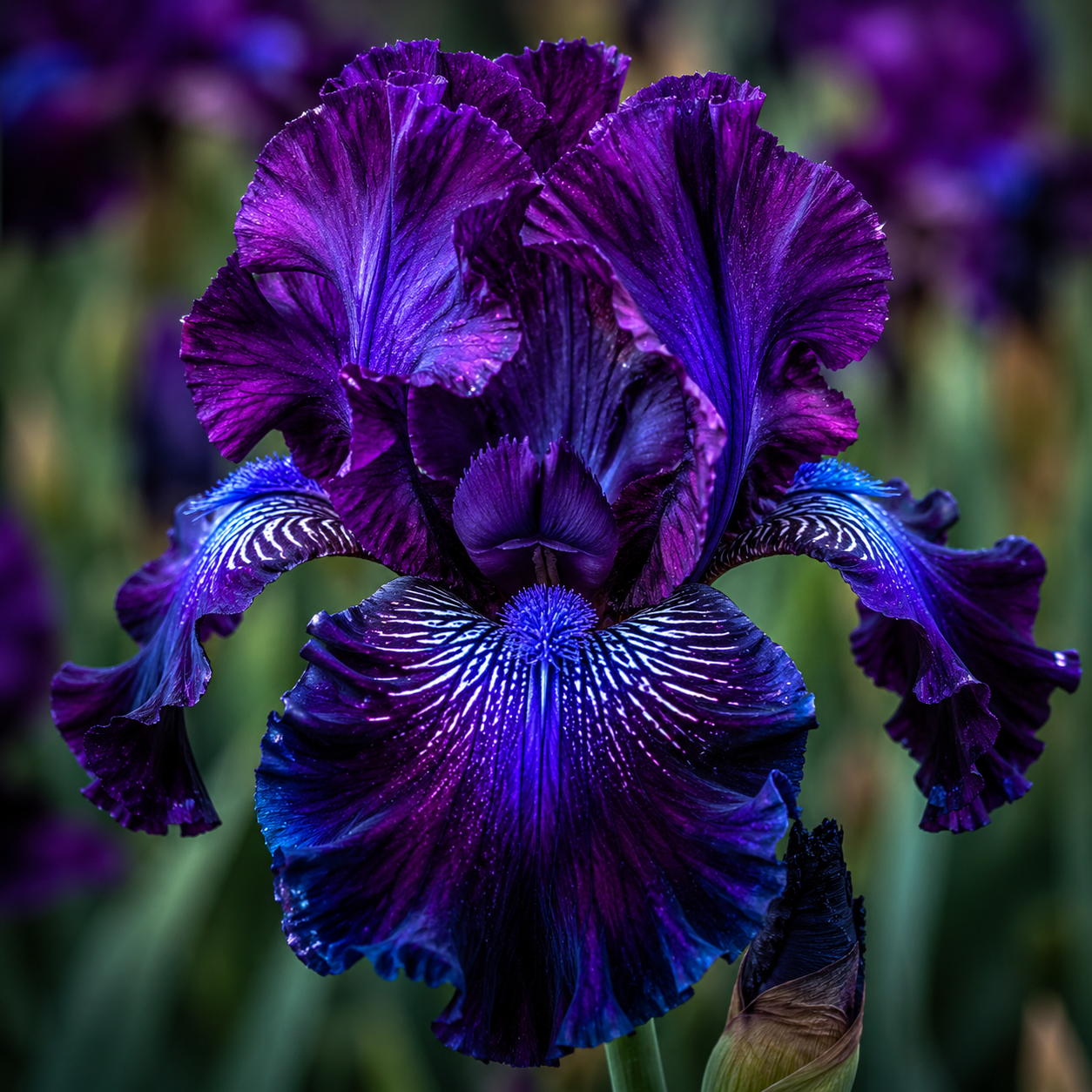 Bulbi Iris Germanica "Black Phantom"