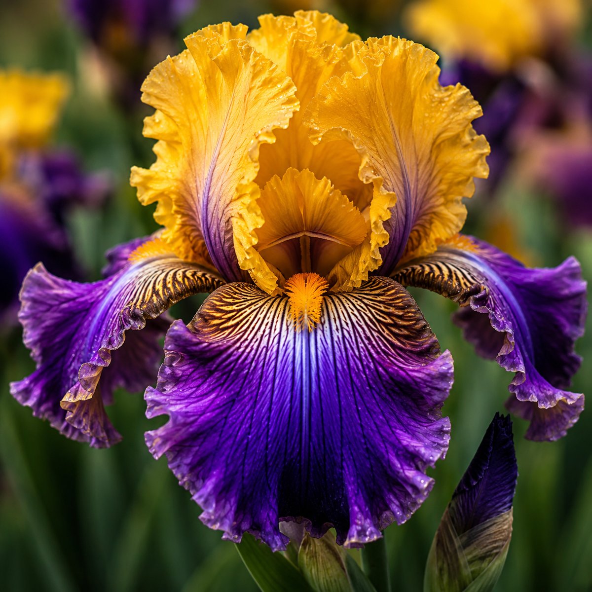 Bulbi Iris Germanica "Supreme Sultan"