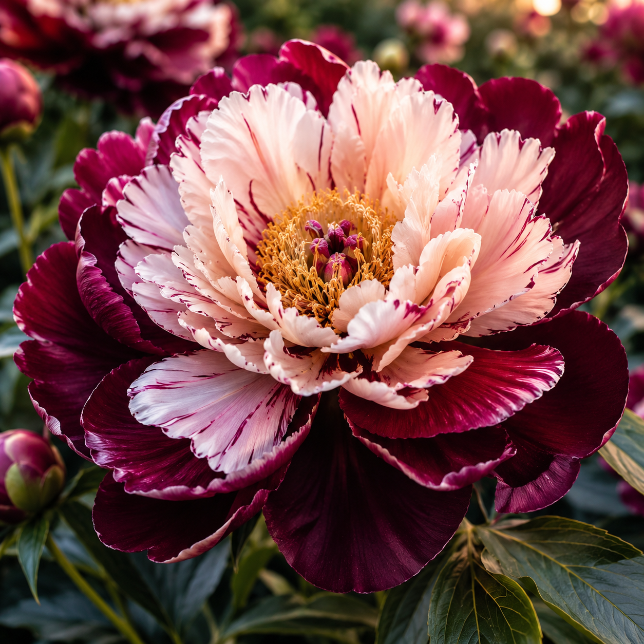 Bulbi de Bujor - Paeonia Burgundy Cream
