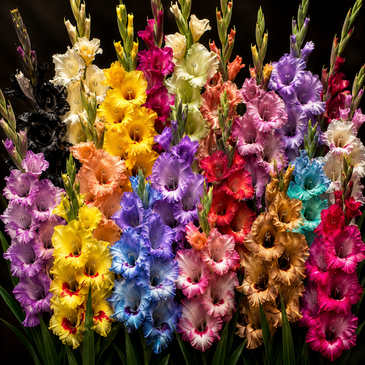 Mix Premium 50 Bulbi de Gladiole - Flori Perene