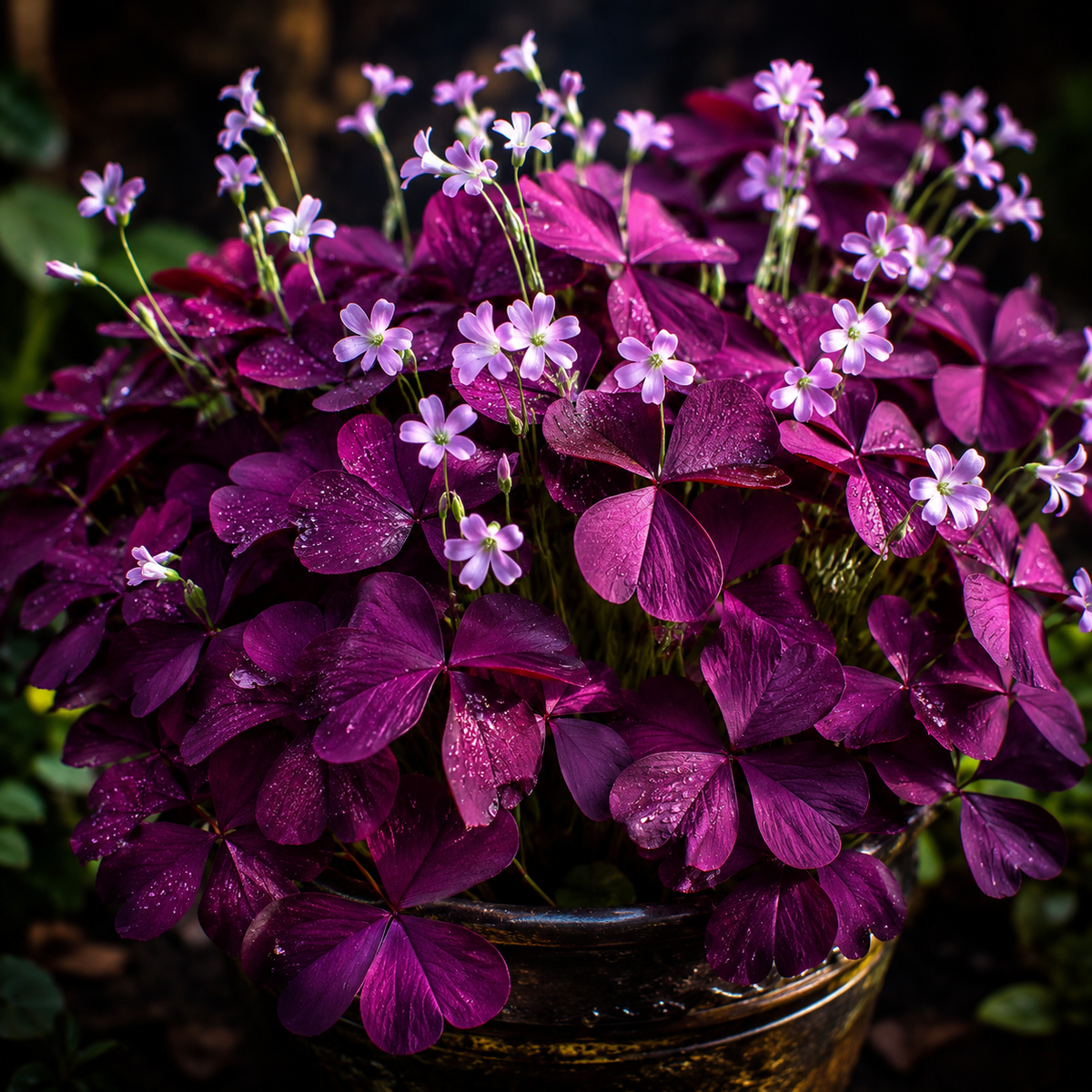 10 Bulbi de Oxalis "Mov" - Trifoi Ornamental