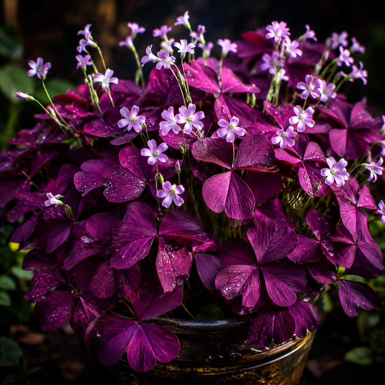 10 Bulbi de Oxalis "Mov" - Trifoi Ornamental