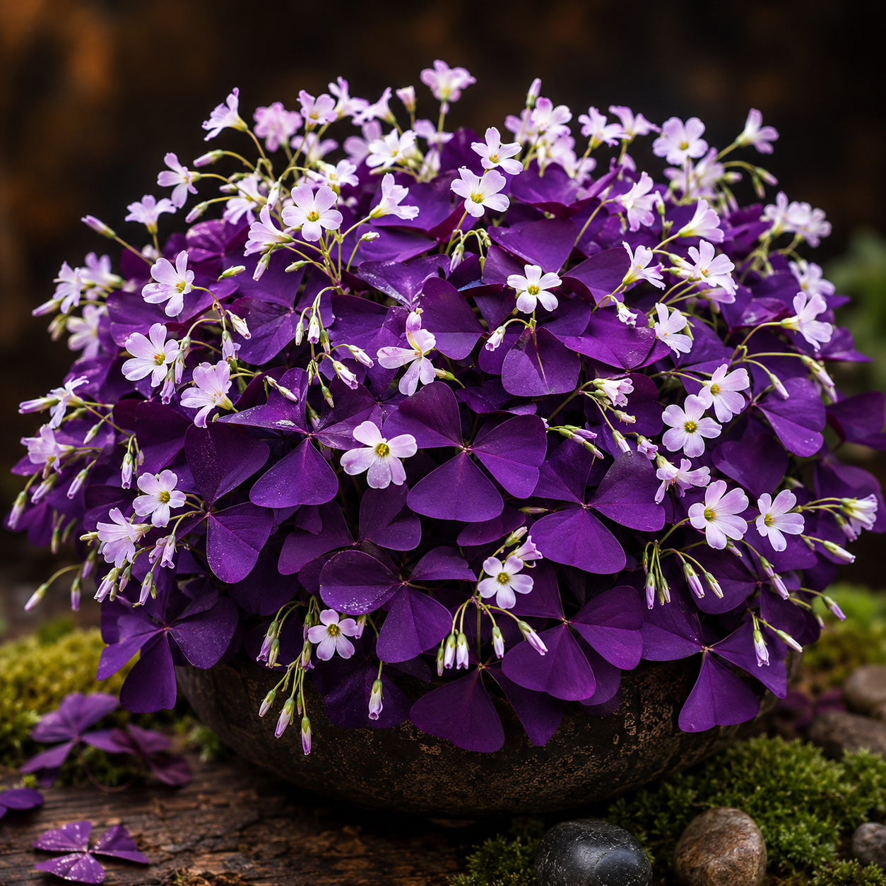 10 Bulbi de Oxalis "Triangularis" - Trifoi Ornamental