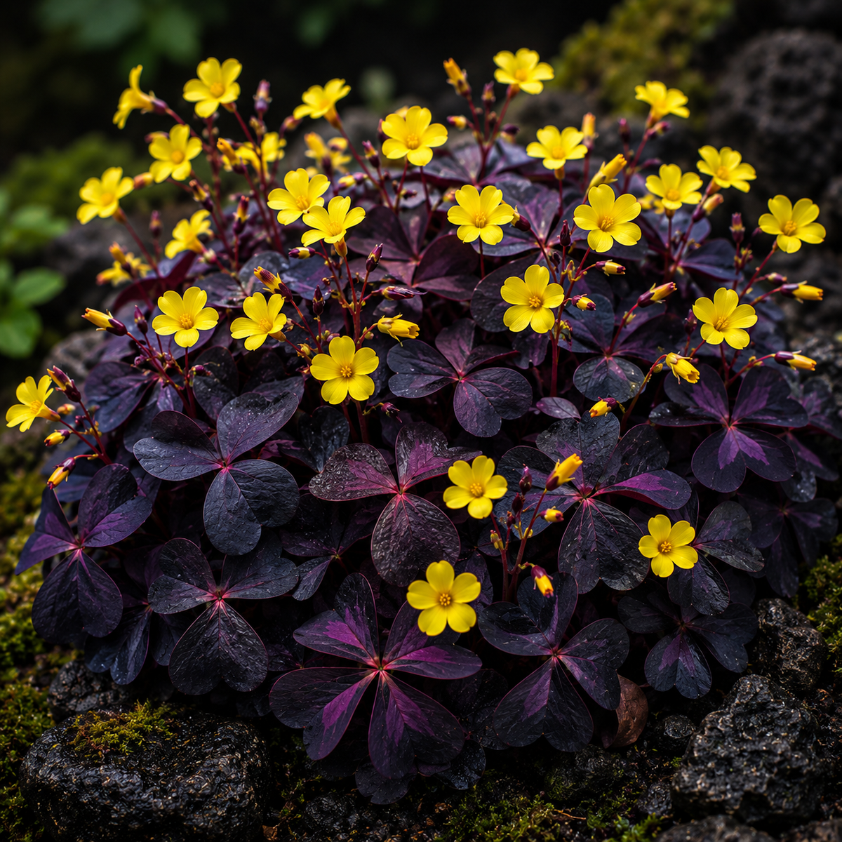 10 Bulbi de Oxalis "Plum Crazy" - Trifoi Ornamental