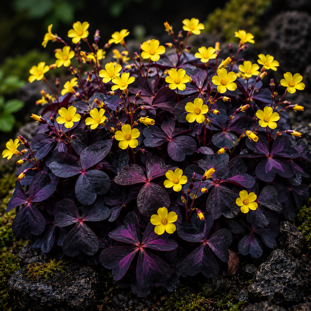 10 Bulbi de Oxalis "Plum Crazy" - Trifoi Ornamental
