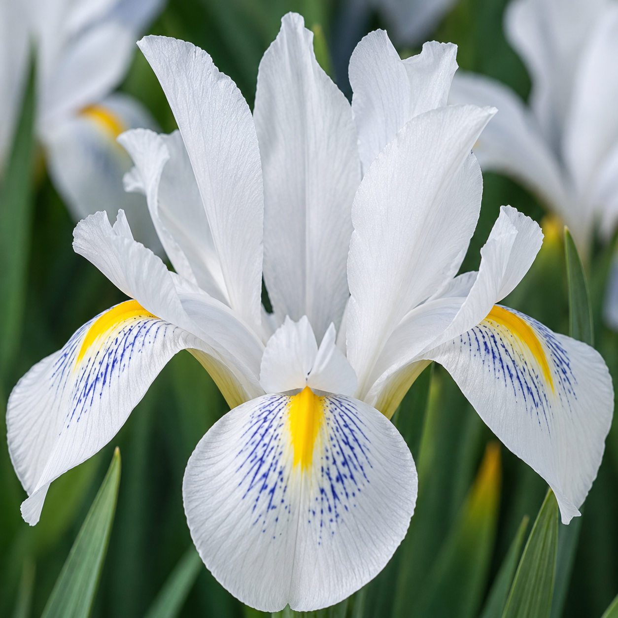 5 Bulbi de Iris Hollandica "White Excelsior"