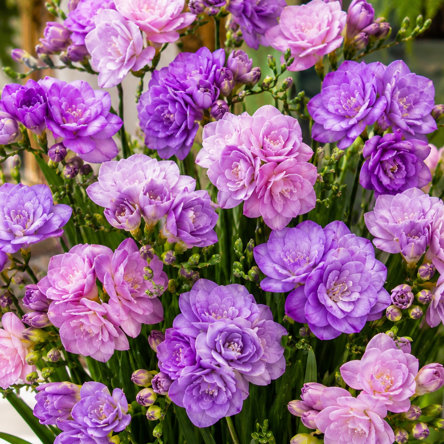 5 Bulbi de Frezie Dublă "Amatista Rose"