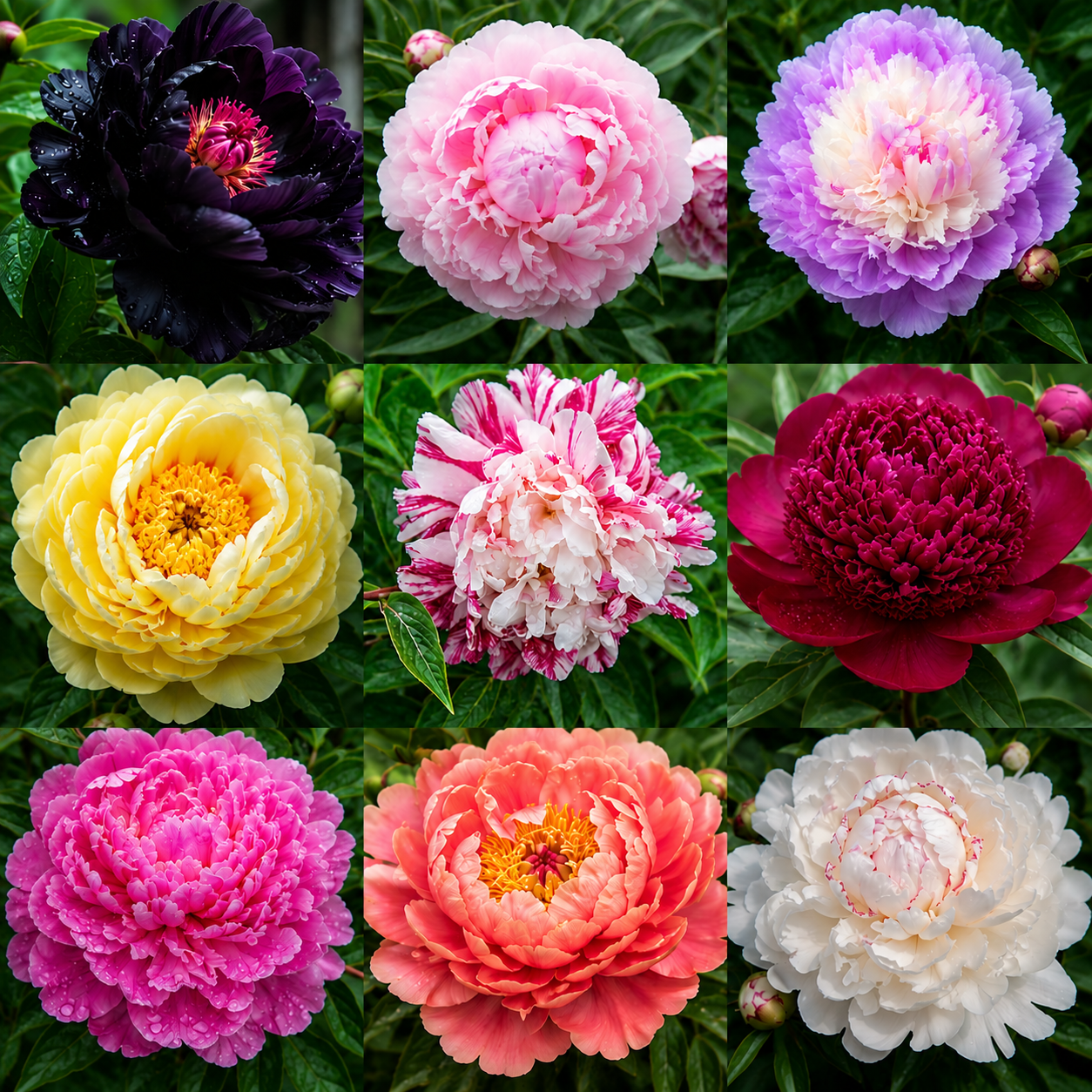 Pachet 10 Bulbi de Bujori - Peony Mix