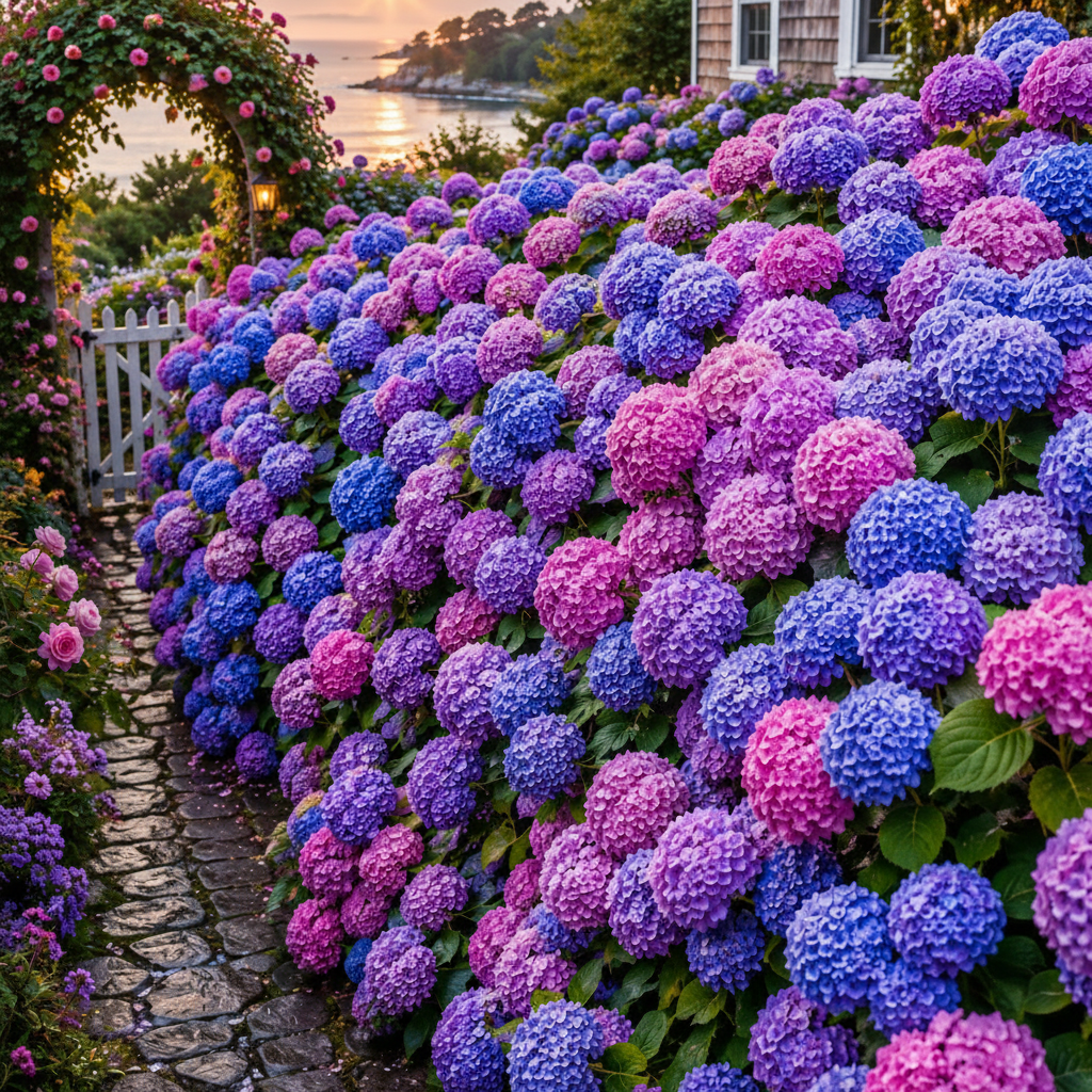 Hortensia Macrophylla "Hydrangea Blue", la Ghiveci de 30L
