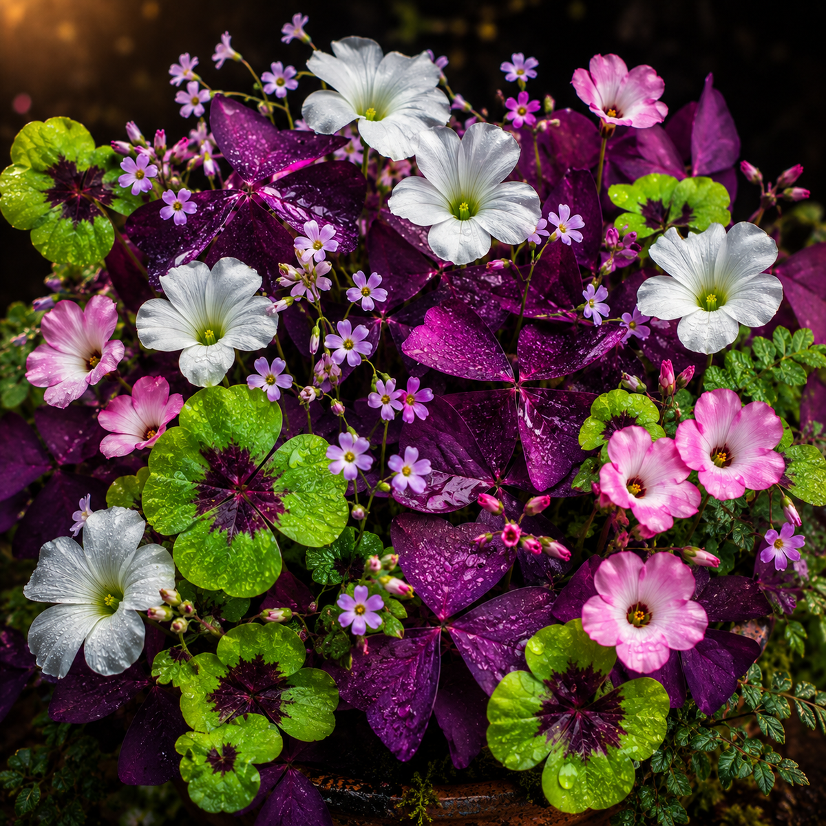 Pachet Mix 50 Bulbi de Oxalis - Trifoi Ornamental