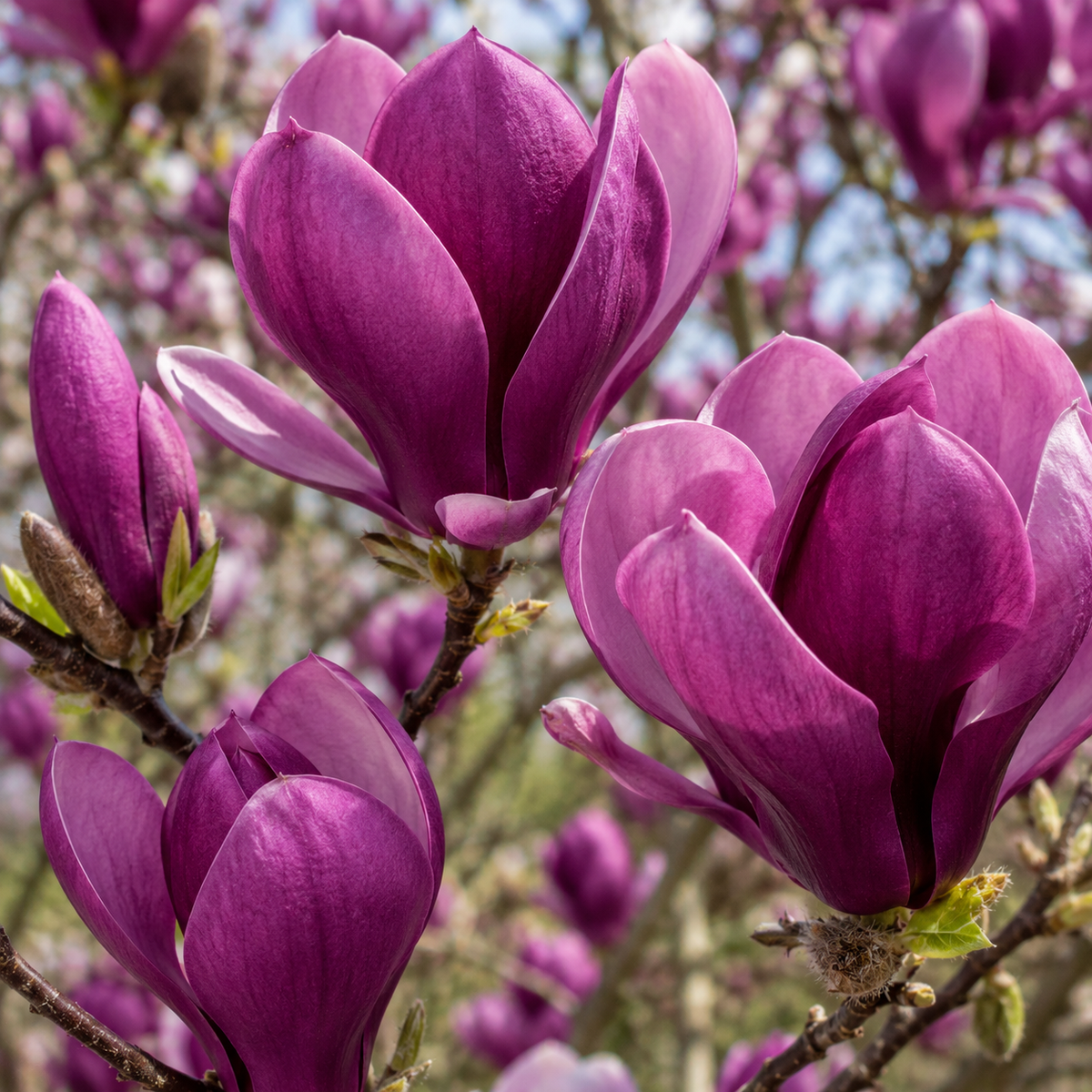 Magnolia "Purple Lucy" la Ghiveci