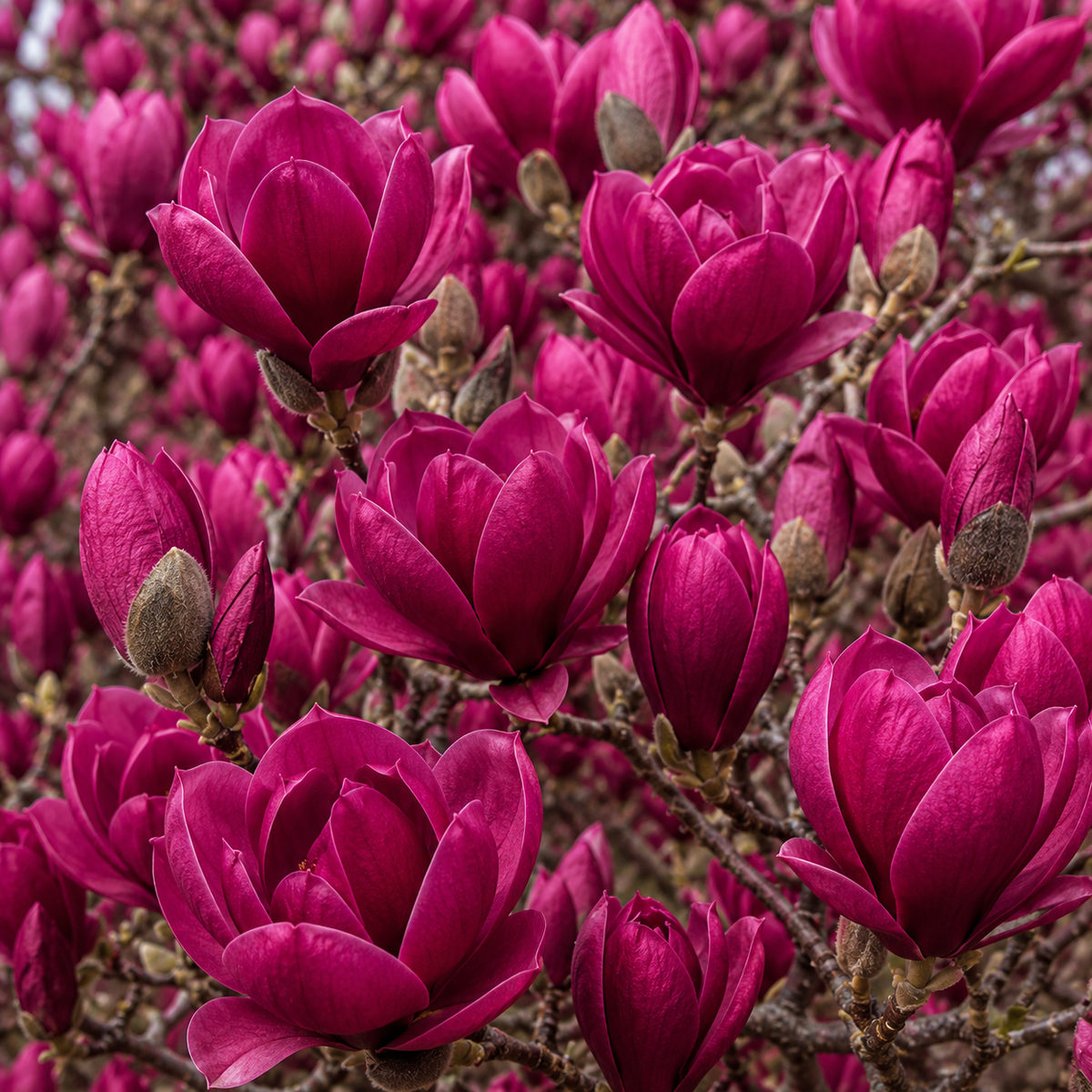 Magnolia "Burgundy Star" la Ghiveci