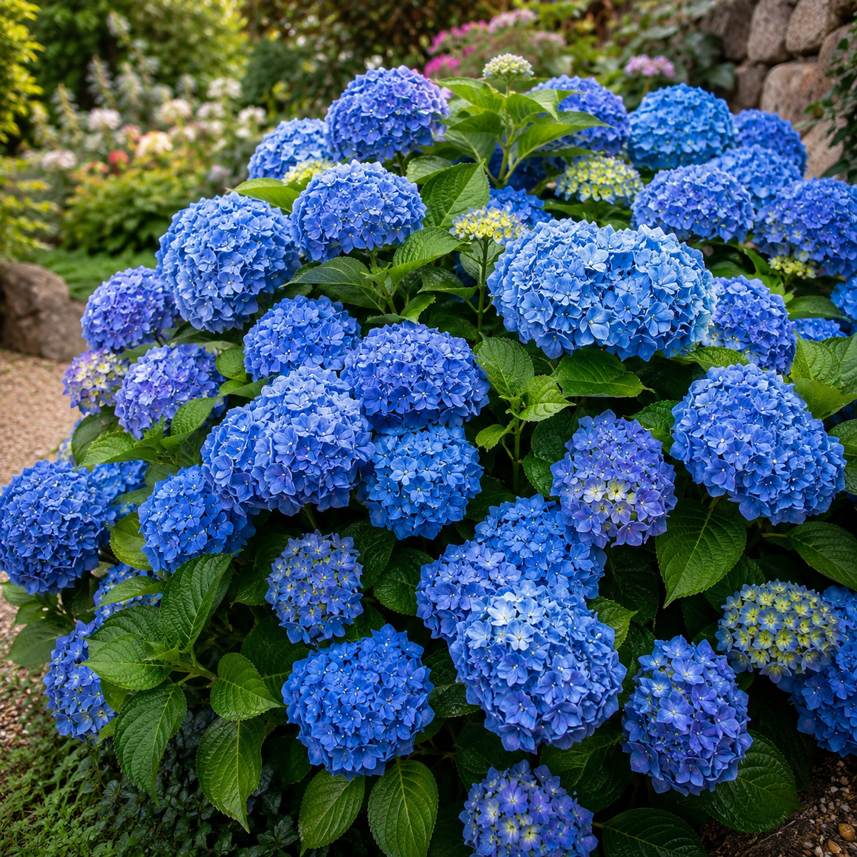 Hortensia Macrophylla ”Hydrangea Blue”