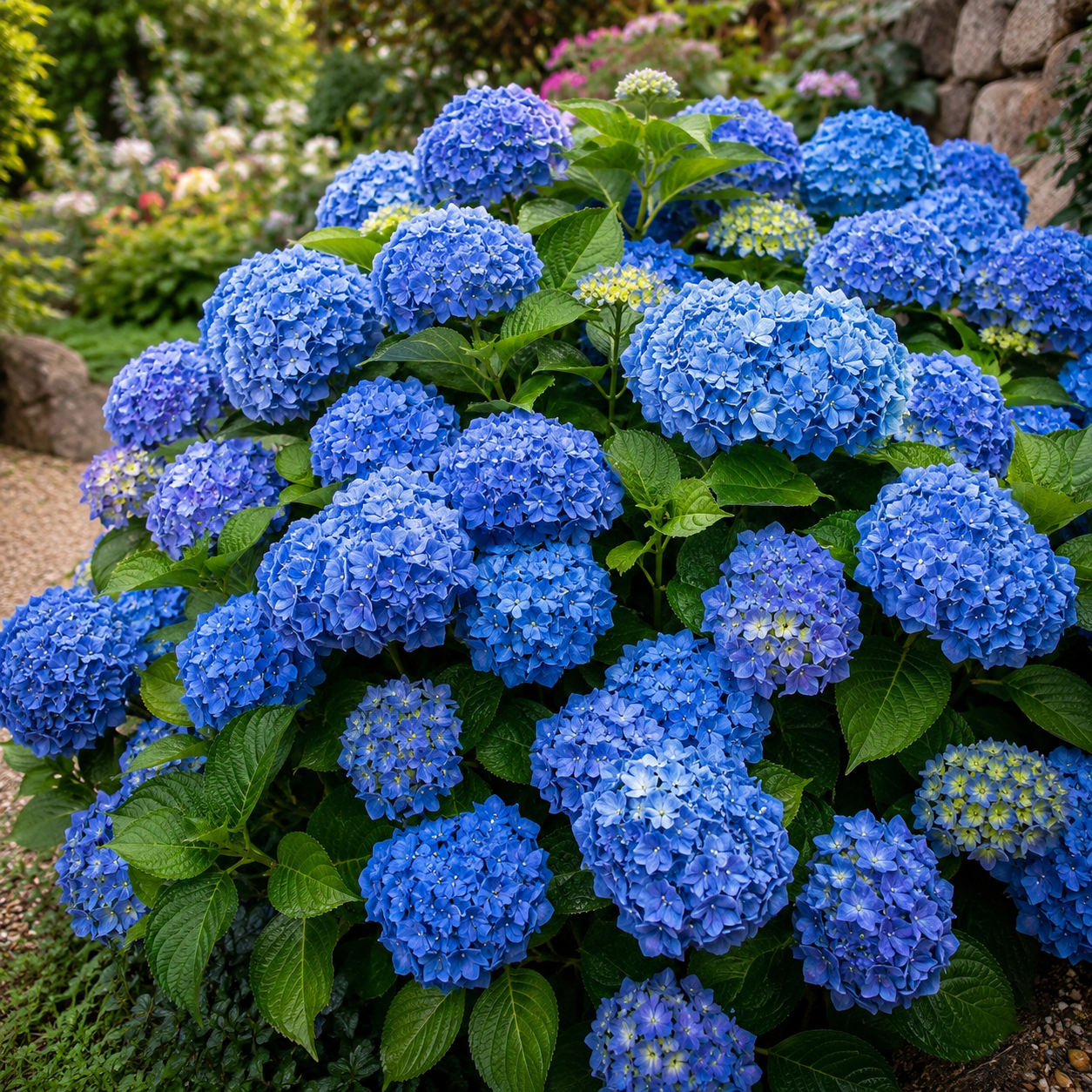 Hortensia Macrophylla ”Hydrangea Blue”