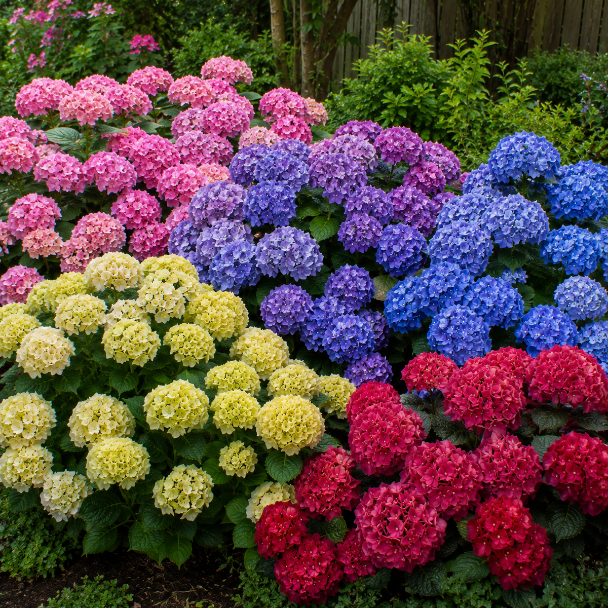 Pachet Promo Hortensia "Daybreak" Mixt 5 Bucăți