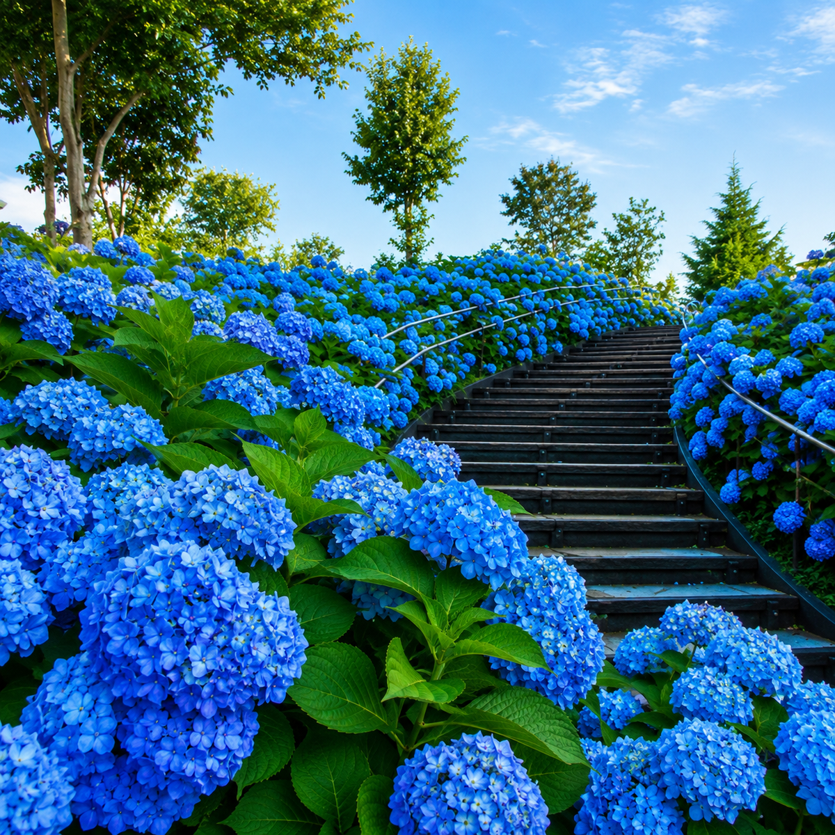 Hortensia Macrophylla "Hydrangea Blue", la Ghiveci de 10L