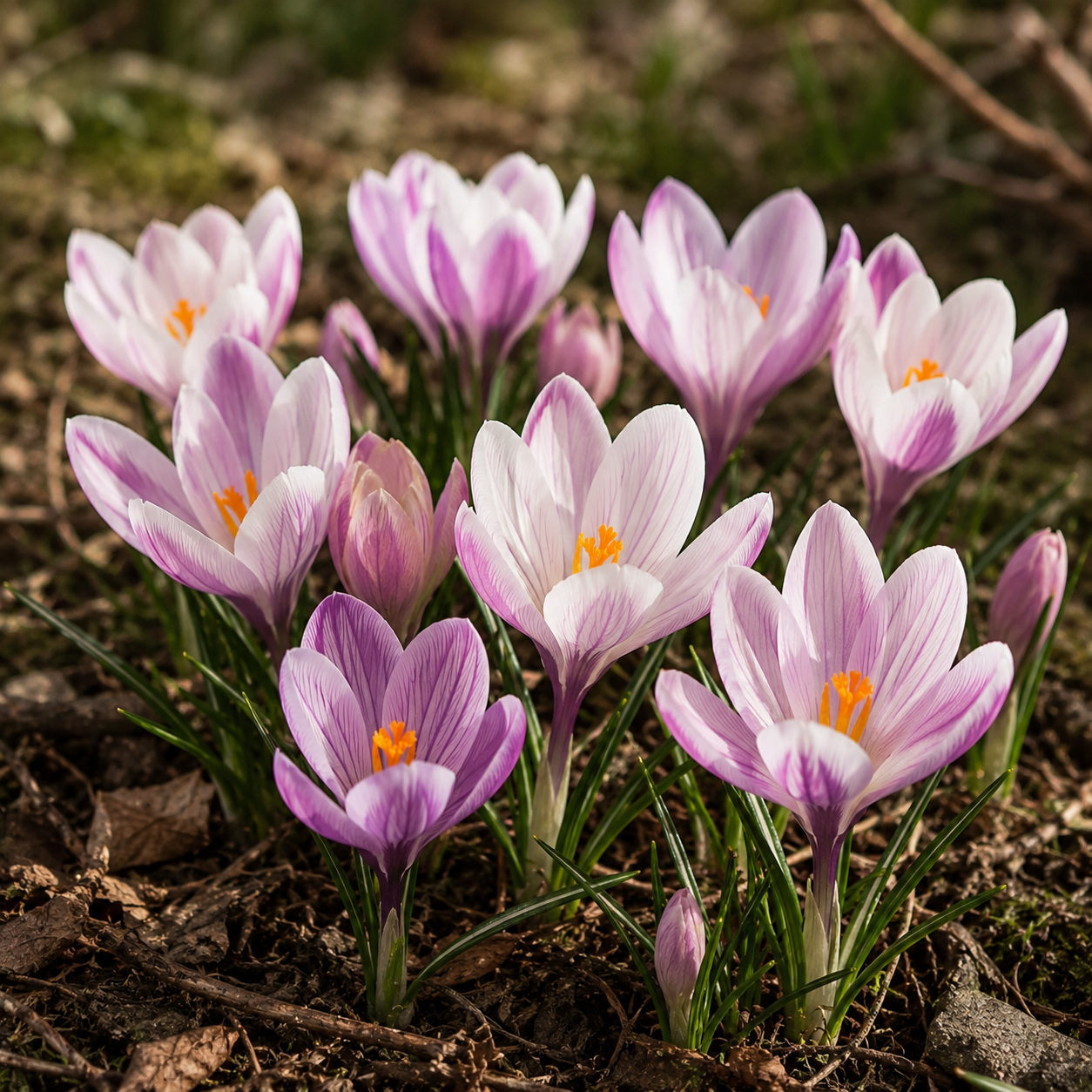 5 Bulbi de Brândușe "Crocus Prins Claus Chrysanthus"