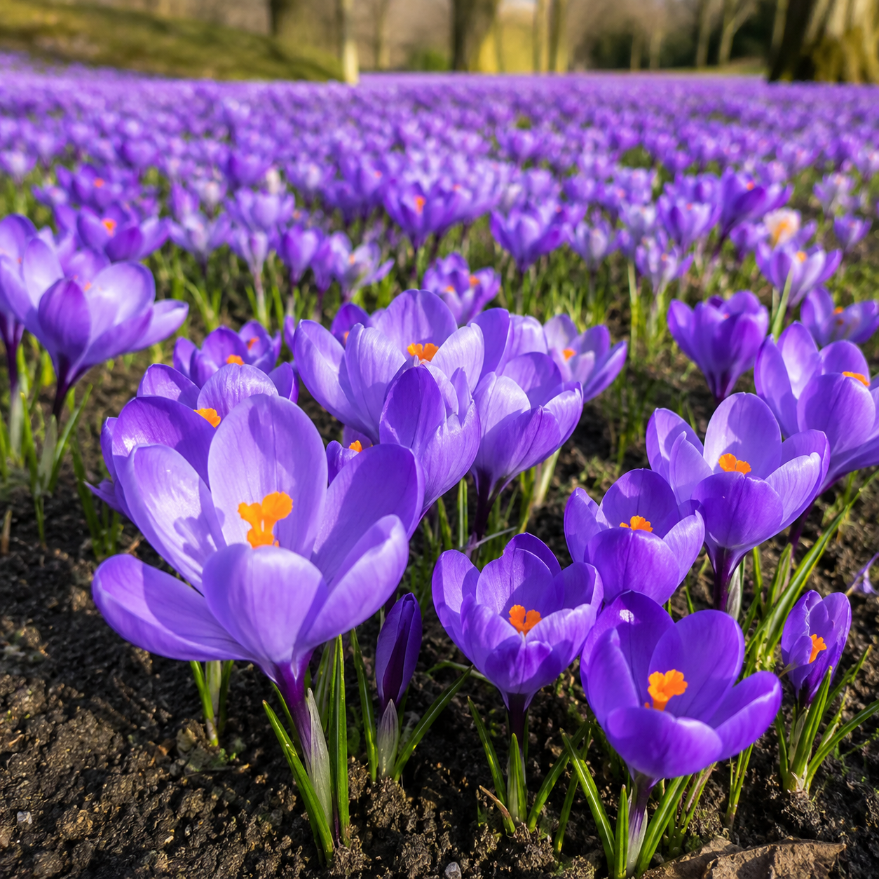 5 Bulbi Brândușe "Crocus Grand Maitre"