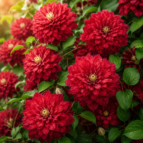 Clemantis Ruby Cascade la Ghiveci