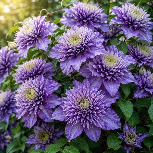 Clematis "Blissful Whisper" la Ghiveci