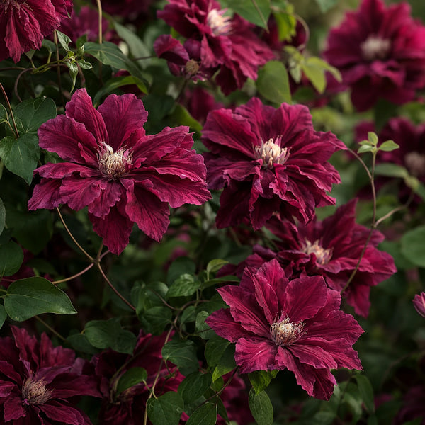 Clematis Rouge Cardinal la Ghiveci