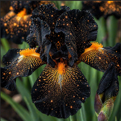 Bulbi Iris Germanica "Shining Darkness"
