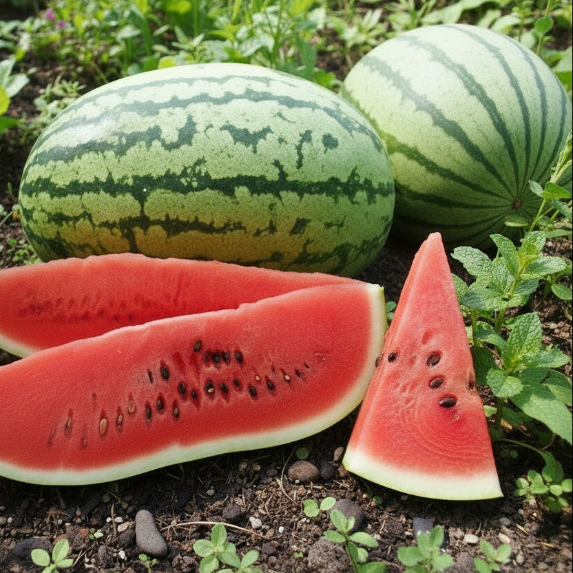Semințe de pepene verde Klondike Blue Ribbon 2g – soi tradițional, dulce și rezistent. Ideal pentru grădină, ușor de cultivat și productiv.