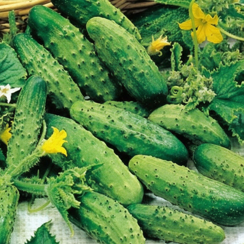 Semințe de castraveți Cornichon Piccolo Di Parigi – soi tradițional european, ideal pentru murături crocante. Productiv, gustos și ușor de cultivat.
