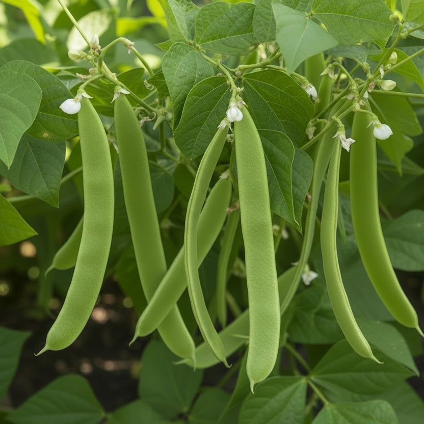 Semințe de Fasole Lată Oloagă Marconi 100 g – soi productiv, boabe mari și gustoase, ideal pentru grădini și culturi fără araci.