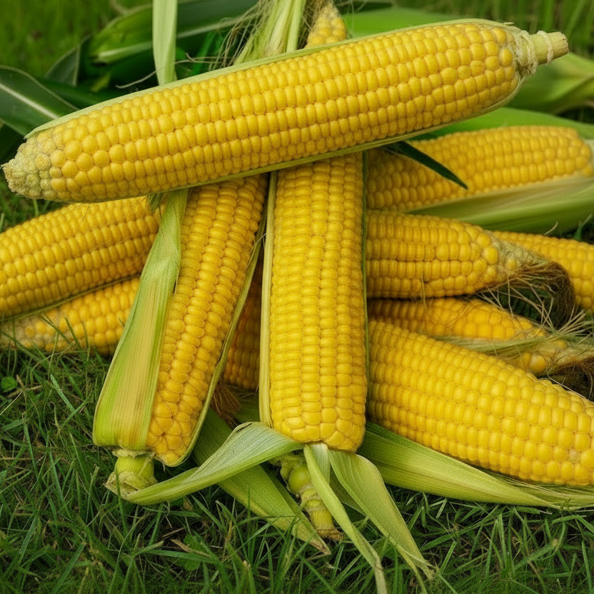 Cumpără Semințe de Porumb Dulce Sweet Corn 50G – soi dulce, productiv și ușor de cultivat. Ideal pentru grădina ta și mese savuroase de vară.