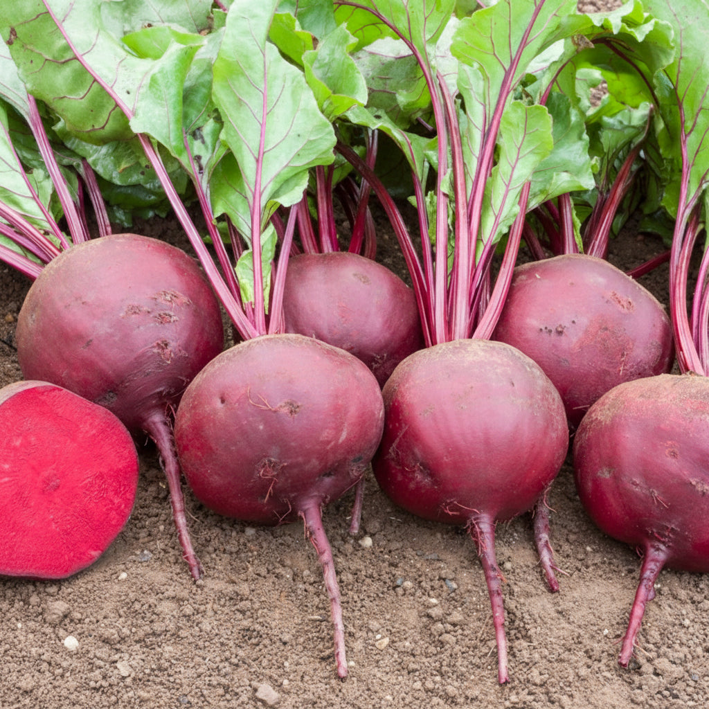 Cumpără Semințe de Sfeclă Roșie Detroit 50G, soi consacrat cu rădăcini rotunde, gust dulce și randament ridicat.
