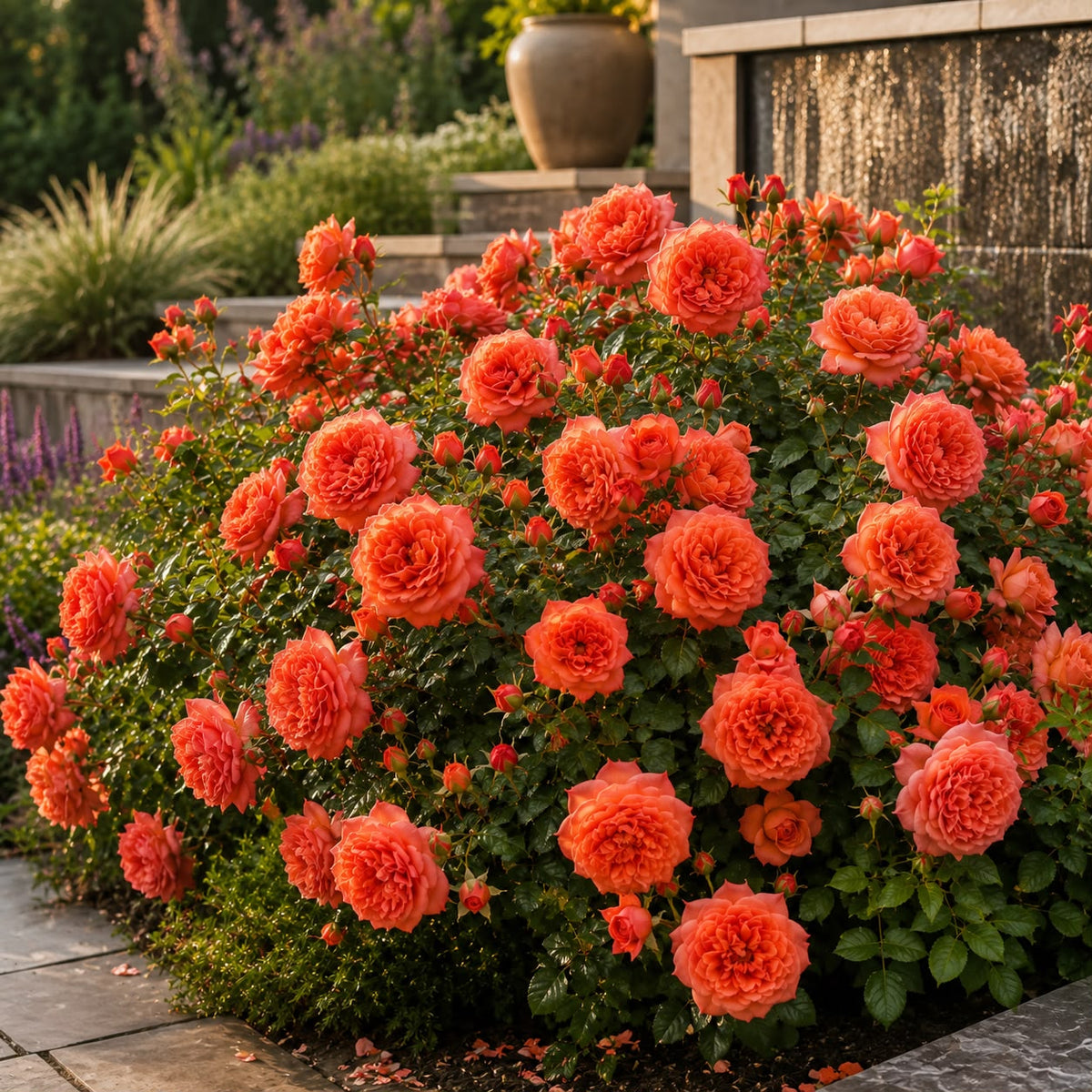 Trandafiri Tufă "Coral Lions-Rose by Kordes"