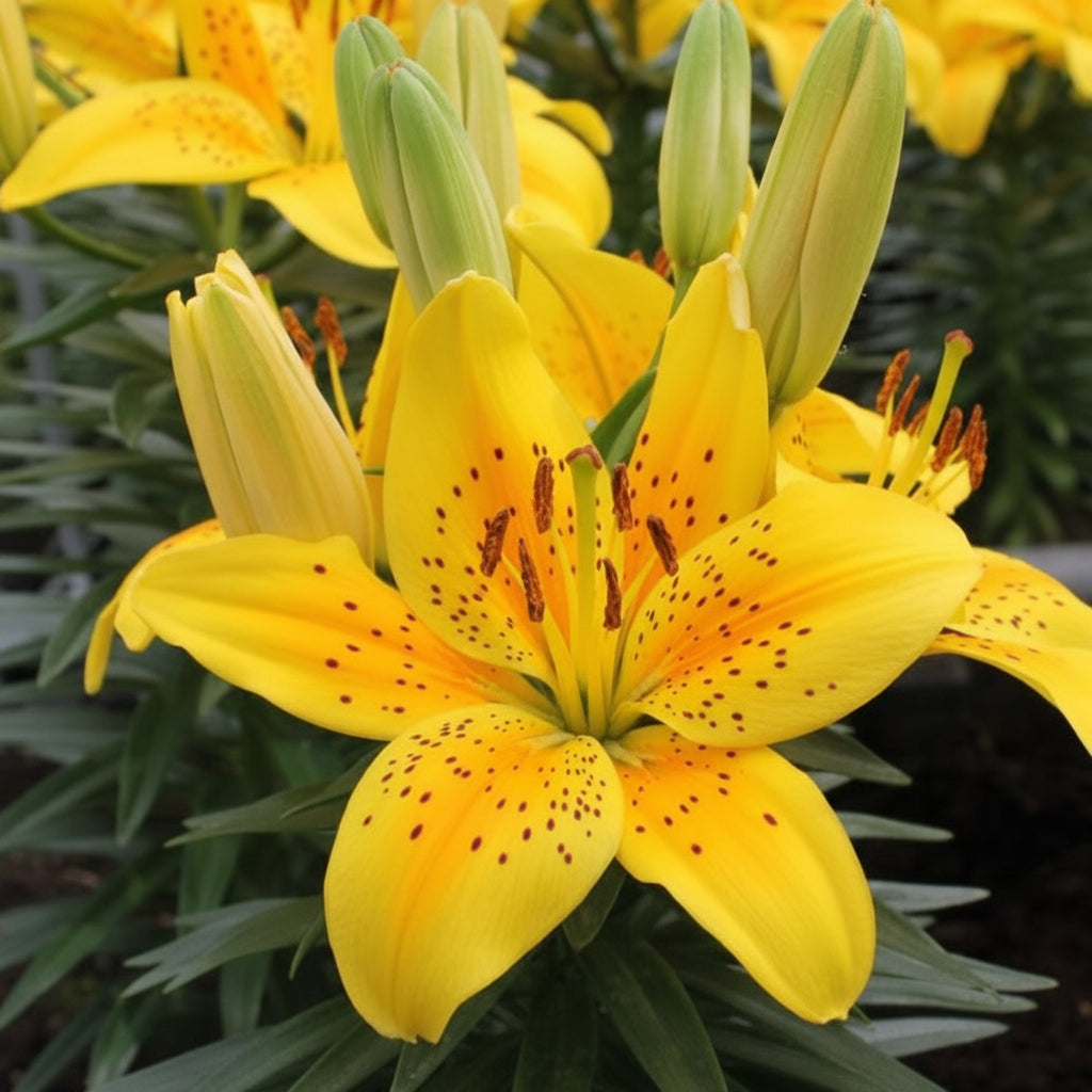 2 Bulbi de Crini - Lilium Yellow Bruse