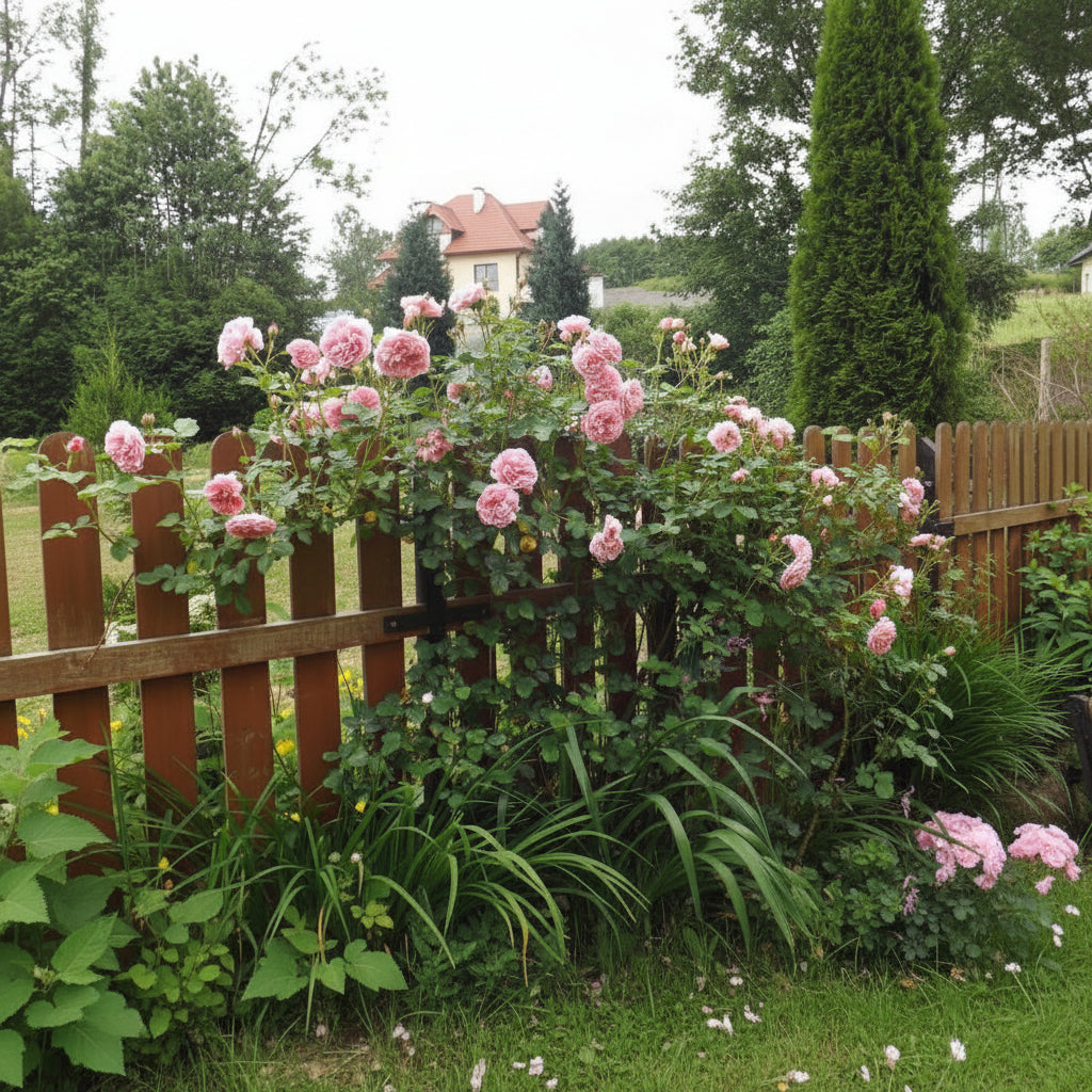 Trandafir Uetersen Rosenprincessing roz deschis